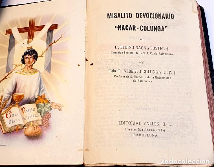 Libros de segunda mano: MISALITO DEVOCIONARIO *** NACAR COLUNGA - Foto 2