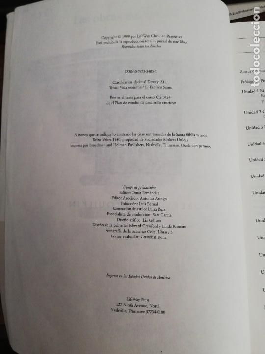Libros de segunda mano: LA VIDA EN EL ESP&Iacute;RITU. ROBERTSON MCQUILKIN - Foto 2