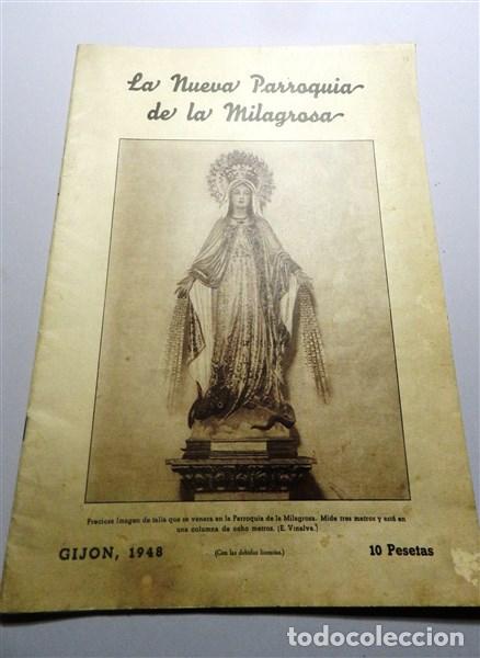 Libros de segunda mano: LA NUEVA PARROQUIA DE LA MILAGROSA. Gij&oacute;n