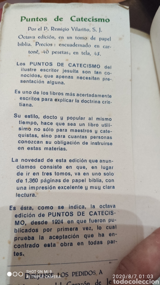 Libros de segunda mano: VERDAD Y VIDA, POR RAMÓN J. DE MAÑANA, TOMÓ II, 1944 - Foto 2 - 213828972