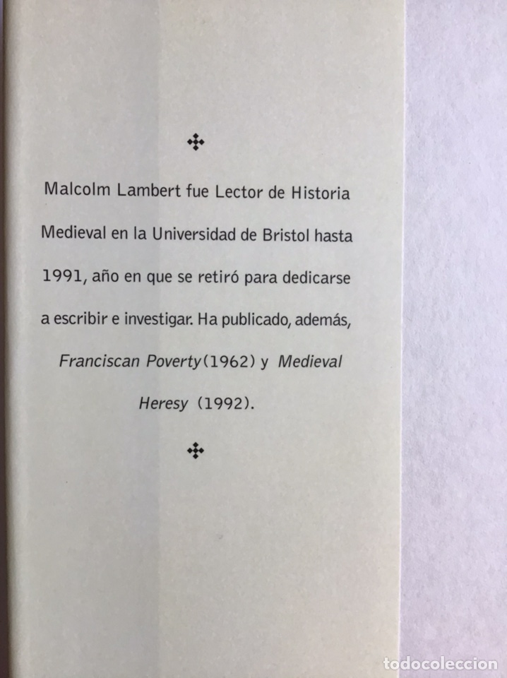 Libros de segunda mano: LA OTRA HISTORIA DE LOS C&Aacute;TAROS / MALCOLM LAMBERT / MART&Iacute;NEZ ROCA - Foto 2