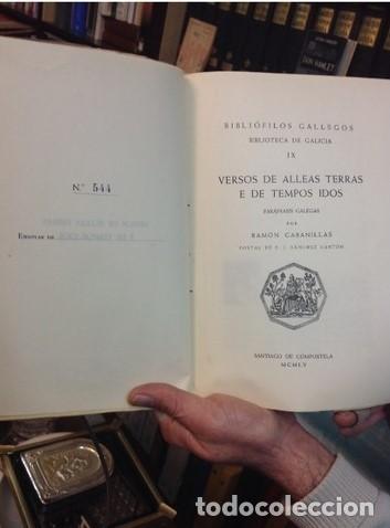 Libros de segunda mano: VERSOS DE ALLEAS TERRAS E DE TEMPOS IDOS - Foto 2