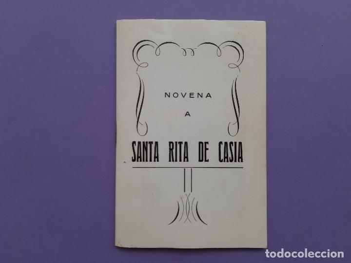 Libros de segunda mano: NOVENA A SANTA RITA DE CASIA DEL ORDEN PADRE Y DOCTOR DE LA IGLESIA DE SAN AGUSTIN 1964