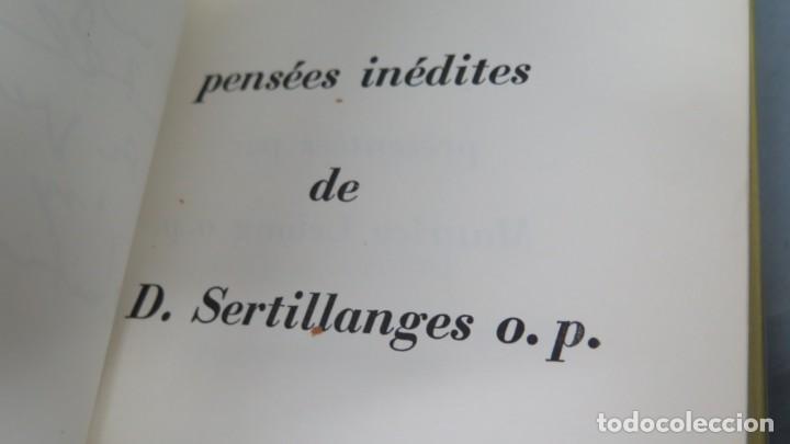 Libros de segunda mano: PENSEES INEDITES. SERTILLANGES, O.P - Foto 2