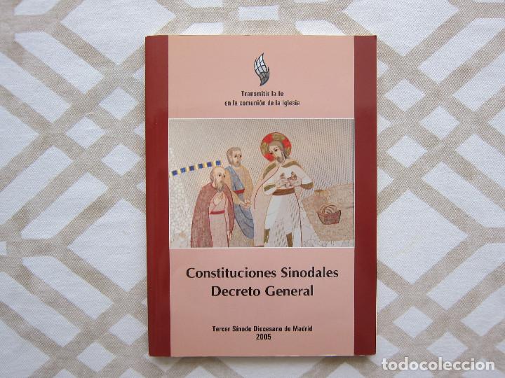 Libros de segunda mano: CONSTITUCIONES SINODALES, DERECHO GENERAL - Foto 1