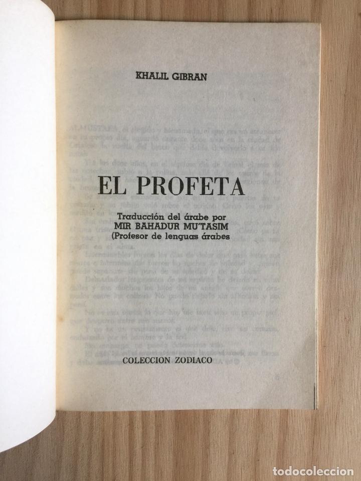 Libros de segunda mano: El profeta - Khalil Gibran - Foto 3