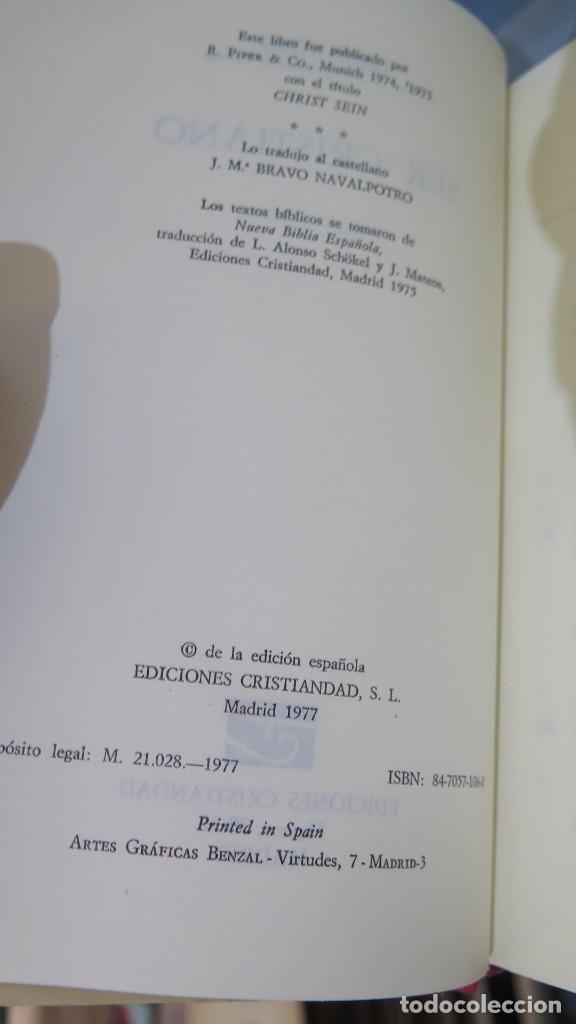 Libros de segunda mano: SER CRISTIANO. HANS K&Uuml;NG - Foto 2