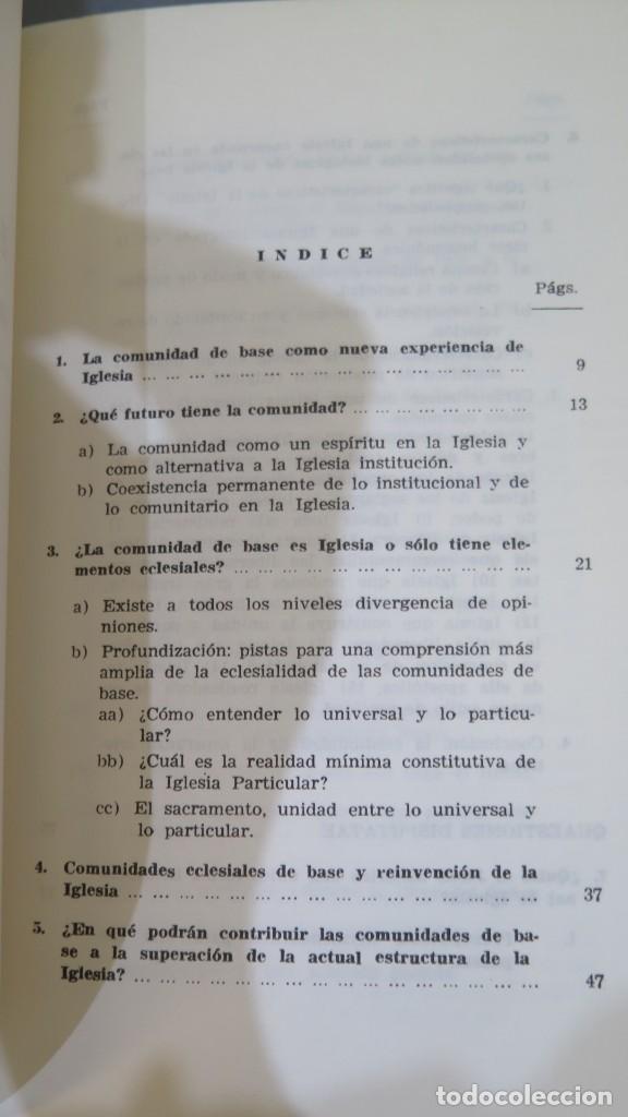 Libros de segunda mano: ECLESIOG&Eacute;NESIS. LAS COMUNIDADES DE BASE REINVENTAN LA IGLESIA. LEONARDO BOFF - Foto 2