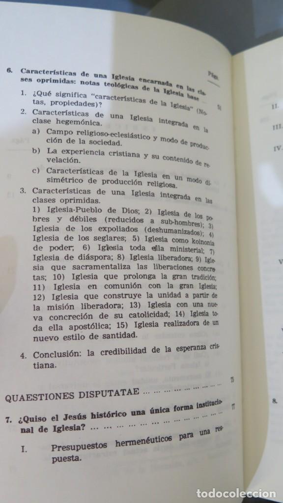 Libros de segunda mano: ECLESIOG&Eacute;NESIS. LAS COMUNIDADES DE BASE REINVENTAN LA IGLESIA. LEONARDO BOFF - Foto 3