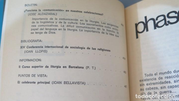 Libros de segunda mano: LITURGIA Y ANTROPOLOGIA. PHASE - Foto 3