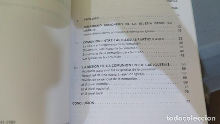 Libros de segunda mano: 1989.- COMUNION Y MISION - Foto 2