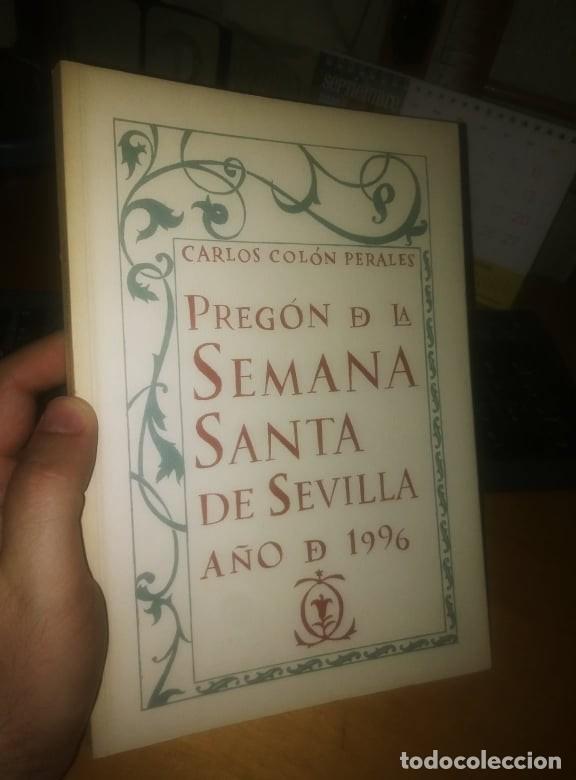 Libros de segunda mano: PREG&Oacute;N D LA SEMANA SANTA DE SEVILLA A&Ntilde;O D 1996
