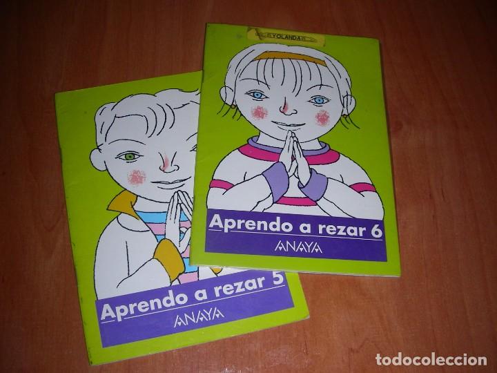 Libros de segunda mano: APRENDO A REZAR , ANAYA , NUMEROS 5 Y 6 - Foto 1