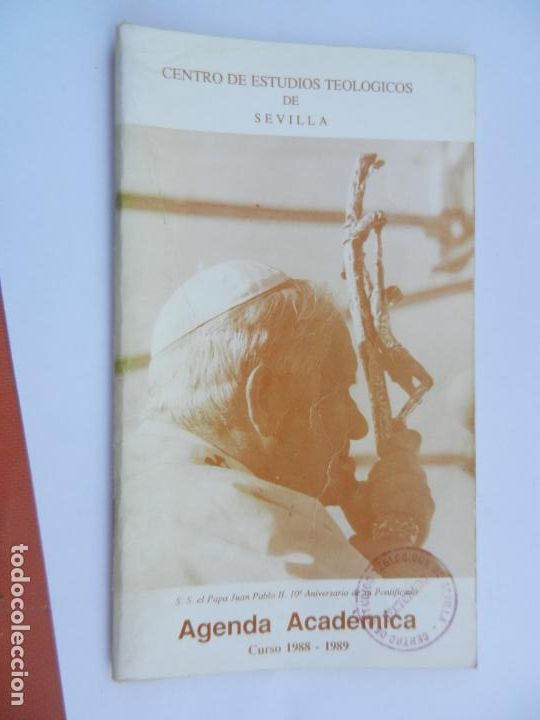Gebrauchte B&uuml;cher: CENTRO DE ESTUDIOS TEOL&Oacute;GICOS - SEVILLA - AGENDA ACAD&Eacute;MICA CURSO 1988-1989.