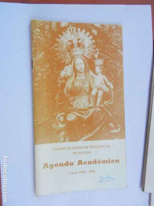 Gebrauchte B&uuml;cher: CENTRO DE ESTUDIOS TEOL&Oacute;GICOS - SEVILLA - AGENDA ACAD&Eacute;MICA CURSO 1990-1991.
