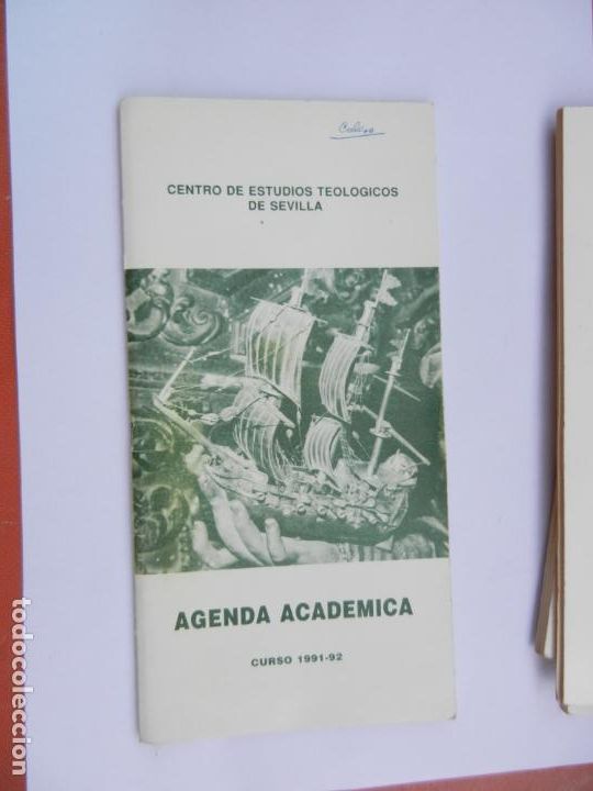 Gebrauchte B&uuml;cher: CENTRO DE ESTUDIOS TEOL&Oacute;GICOS - SEVILLA - AGENDA ACAD&Eacute;MICA CURSO 1991-1992.