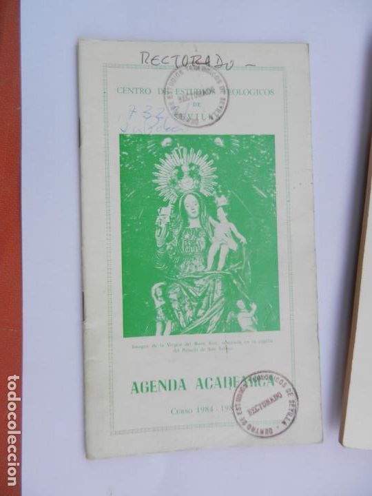 Gebrauchte B&uuml;cher: CENTRO DE ESTUDIOS TEOL&Oacute;GICOS - SEVILLA - AGENDA ACAD&Eacute;MICA CURSO 1984-1985.