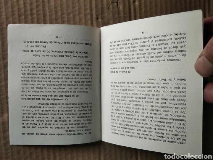 Libros de segunda mano: Librito El credo del pueblo de Dios - Foto 4