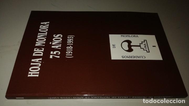 Libri di seconda mano: HOJA DE MONLORA 75 A&Ntilde;OS 1918 1993 - MONASTERIO LUNA ZARAGOZA T303