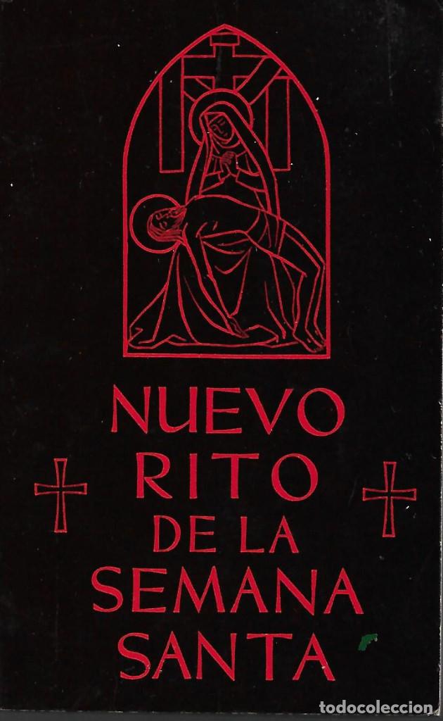 Libros de segunda mano: antiguo libro nuevo rito de la semana santa de 1956