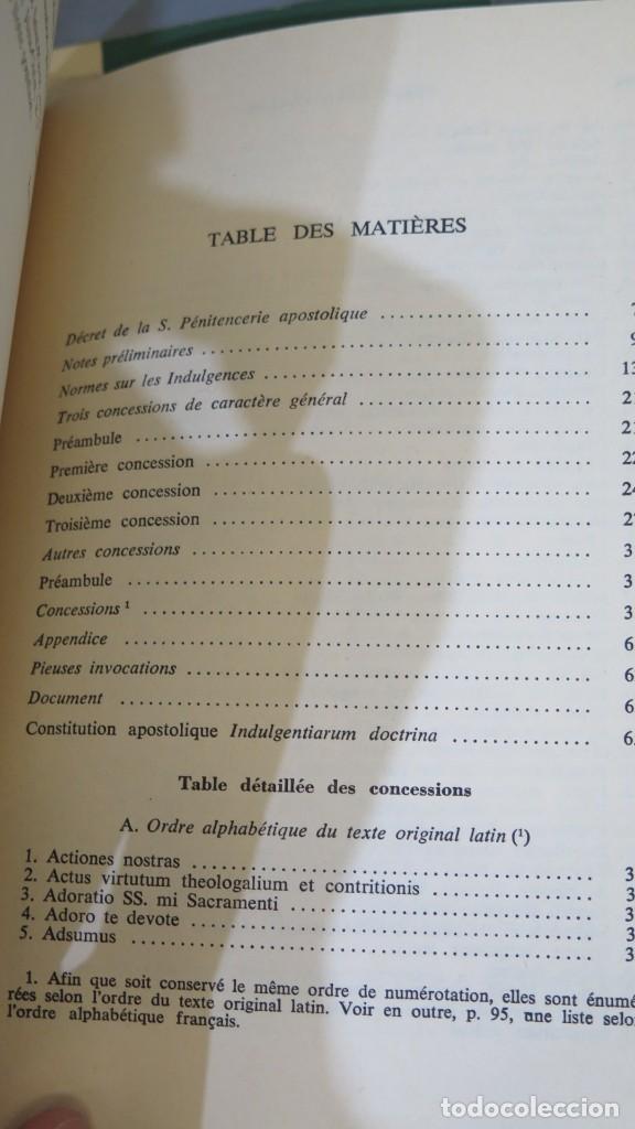 Libros de segunda mano: MANUEL DES INDULGENCES - Foto 2