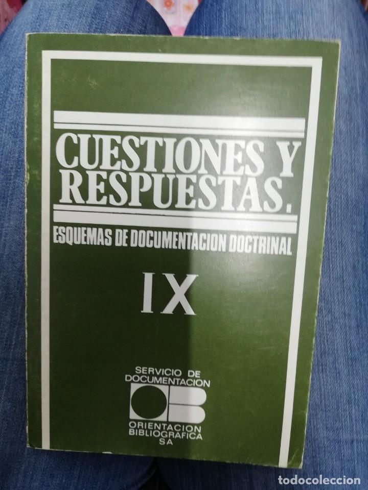 Libros de segunda mano: Cuestiones y respuestas. IX - Foto 1