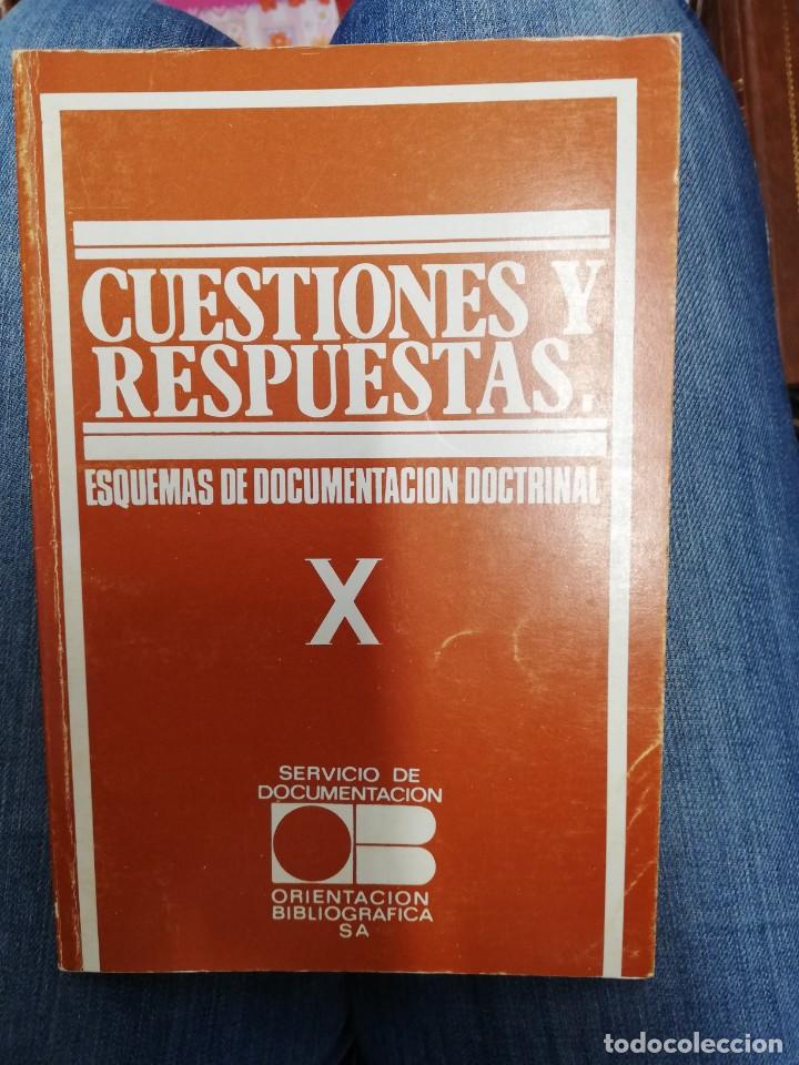 Libros de segunda mano: Cuestiones y respuestas. X - Foto 1