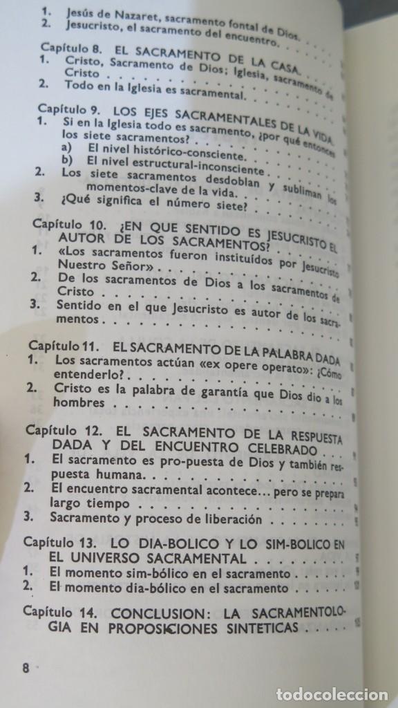 Libros de segunda mano: LOS SACRAMENTOS DE LA VIDA. LEONARDO BOFF - Foto 3
