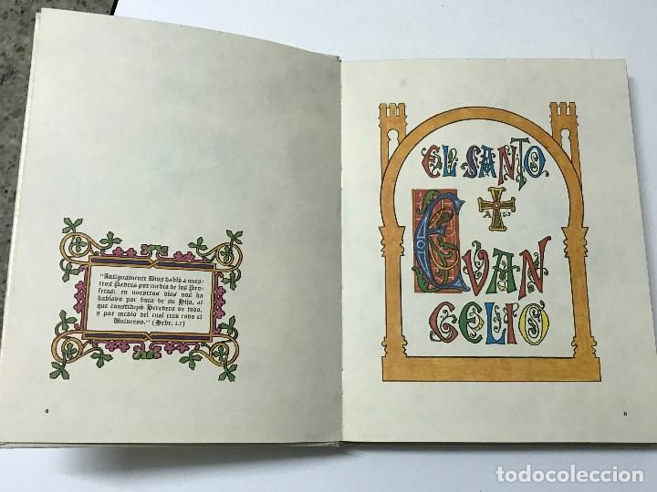 Libros de segunda mano: El Santo Evangelio. Editorial Monar - Foto 4