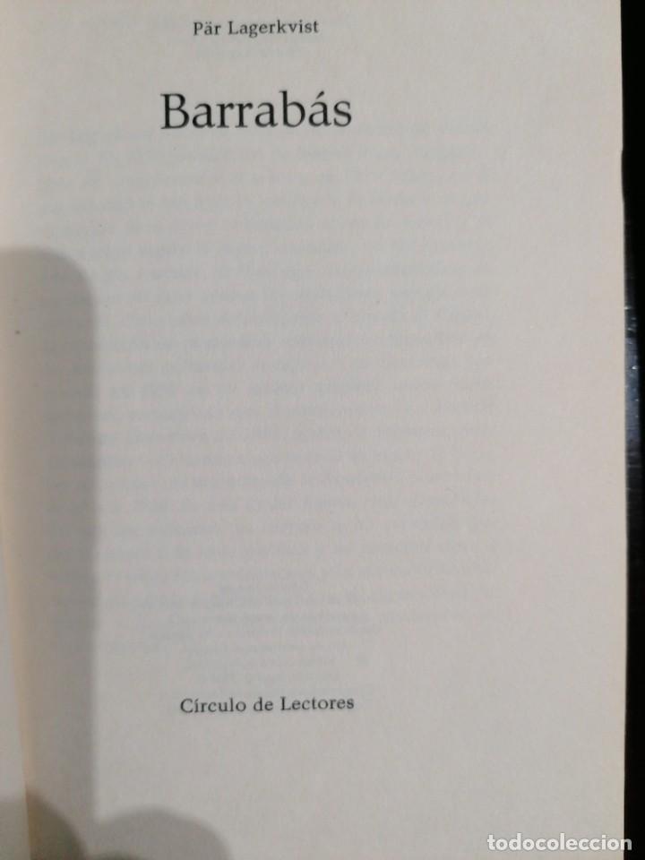Libros de segunda mano: BARRAB&Aacute;S, POR PAR LAGERKVIST - Foto 2