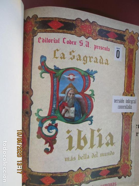 la sagrada biblia - editorial codex - tomo i - - Compra venta en ...