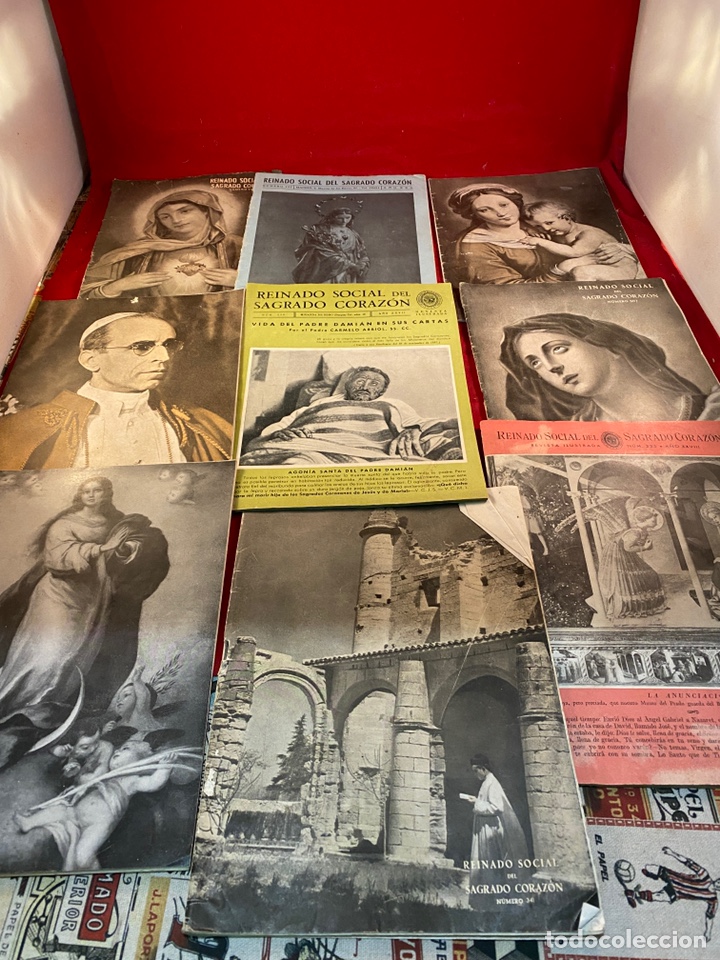 Libros de segunda mano: Lote 12 Revistas Reinado Social del sagrado Coraz&oacute;n