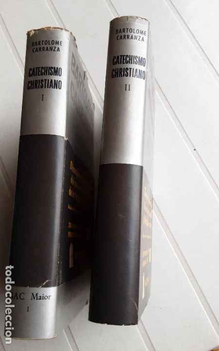 Libros de segunda mano: BARTOLOME CARRANZA CATECHISMO CHRISTIANO 1558. 2 TOMOS.BIBLIOTECA DE AUTORES CRISTIANOS.