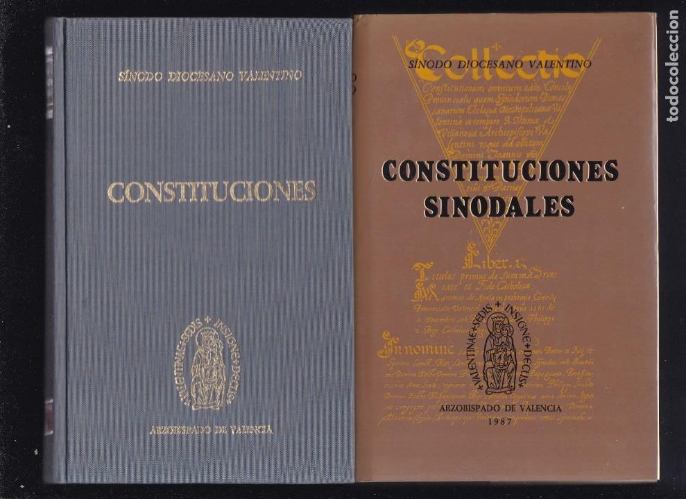Libros de segunda mano: CONSTITUCIONES SINODALES - ARZOBISPADO DE VALENCIA 1987 - Foto 1