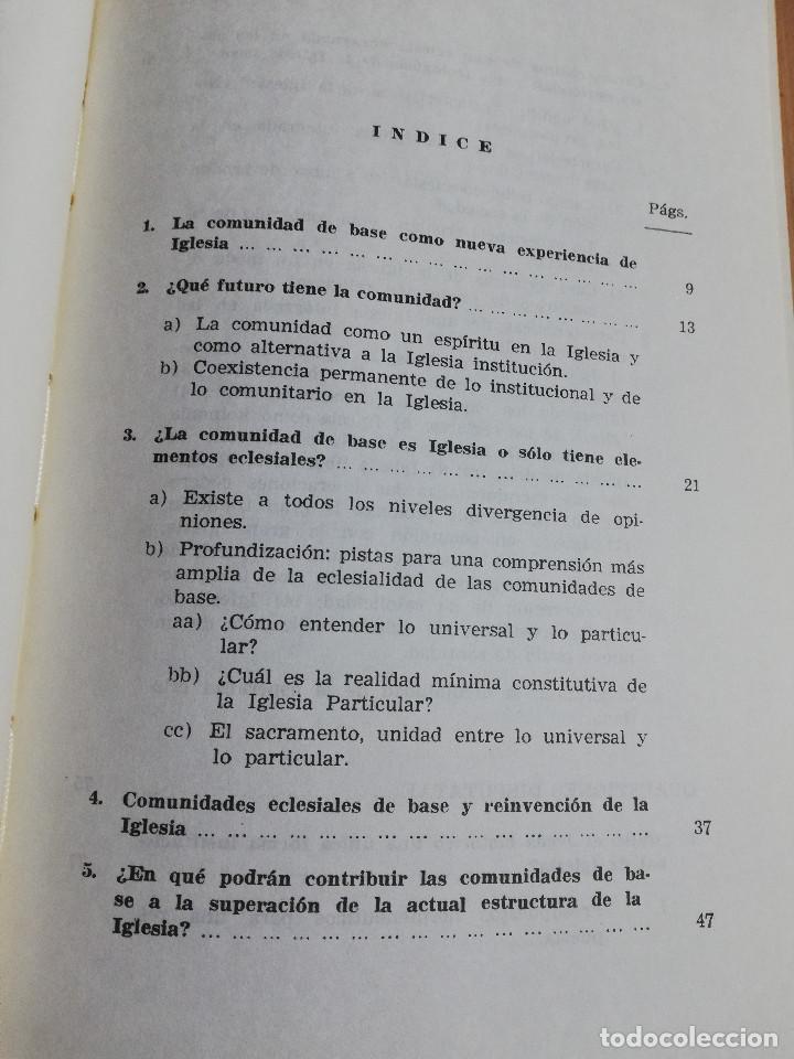Libros de segunda mano: ECLESIOG&Eacute;NESIS. LAS COMUNIDADES DE BASE REINVENTAN LA IGLESIA (LEONARDO BOFF) - Foto 4