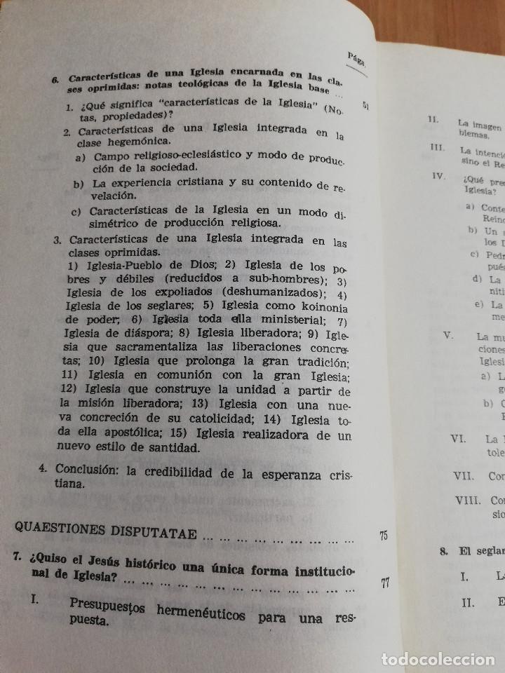 Libros de segunda mano: ECLESIOG&Eacute;NESIS. LAS COMUNIDADES DE BASE REINVENTAN LA IGLESIA (LEONARDO BOFF) - Foto 5