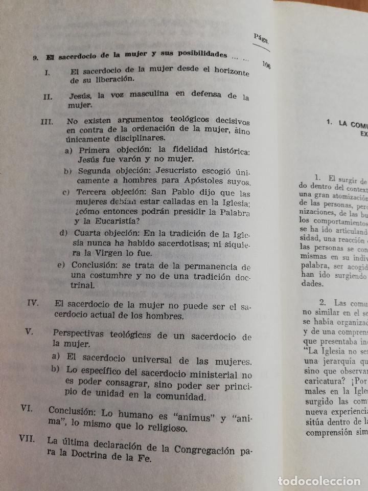 Libros de segunda mano: ECLESIOG&Eacute;NESIS. LAS COMUNIDADES DE BASE REINVENTAN LA IGLESIA (LEONARDO BOFF) - Foto 7