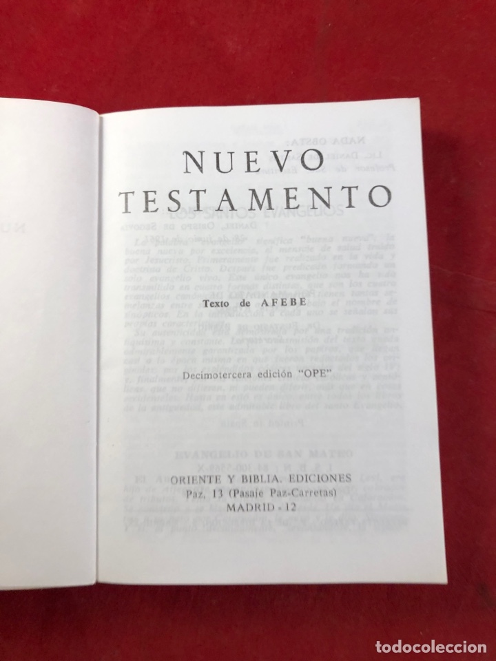 Libros de segunda mano: NUEVO TESTAMENTO - Foto 2