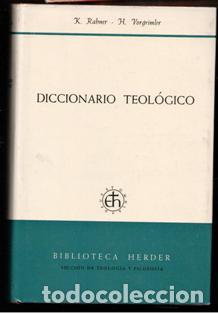 Libri di seconda mano: Diccionario teol&oacute;gico, K. Rabmer, H. Vorgrimler