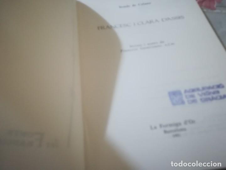 Libros de segunda mano: Francesc i Clara dAss&iacute;s - Tom&agrave;s de Celano - en catal&agrave; - Foto 8