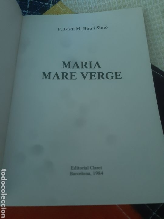 Libros de segunda mano: Libro Mar&iacute;a Mare Verge (Editorial Claret) - Foto 3