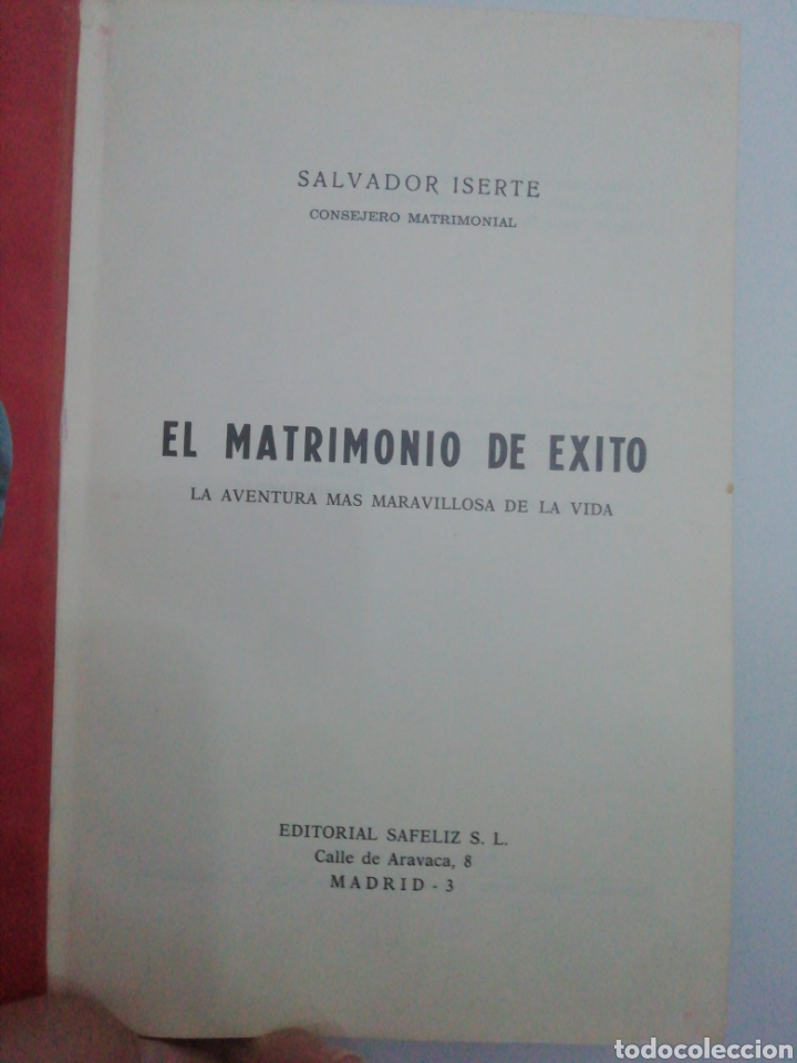 Libros de segunda mano: El matrimonio de &eacute;xito - Foto 3