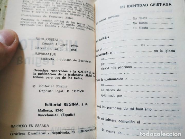 Libros de segunda mano: 1968. Misalito de Regina en su funda - Foto 6
