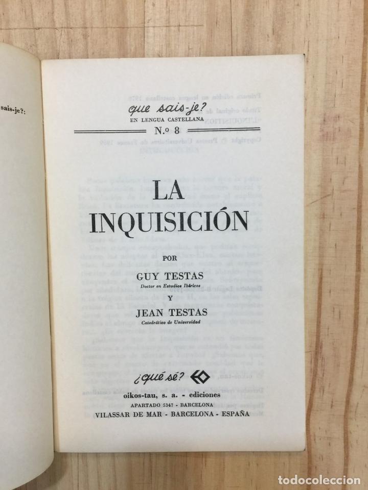 Libros de segunda mano: La inquisici&oacute;n - Guy Testas - Jean Testas - Foto 6