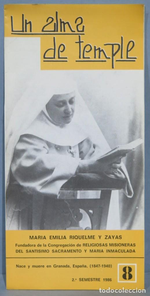 Second hand books: MARIA EMILIA RIQUELME Y ZATAS. UN ALMA DE TEMPLE