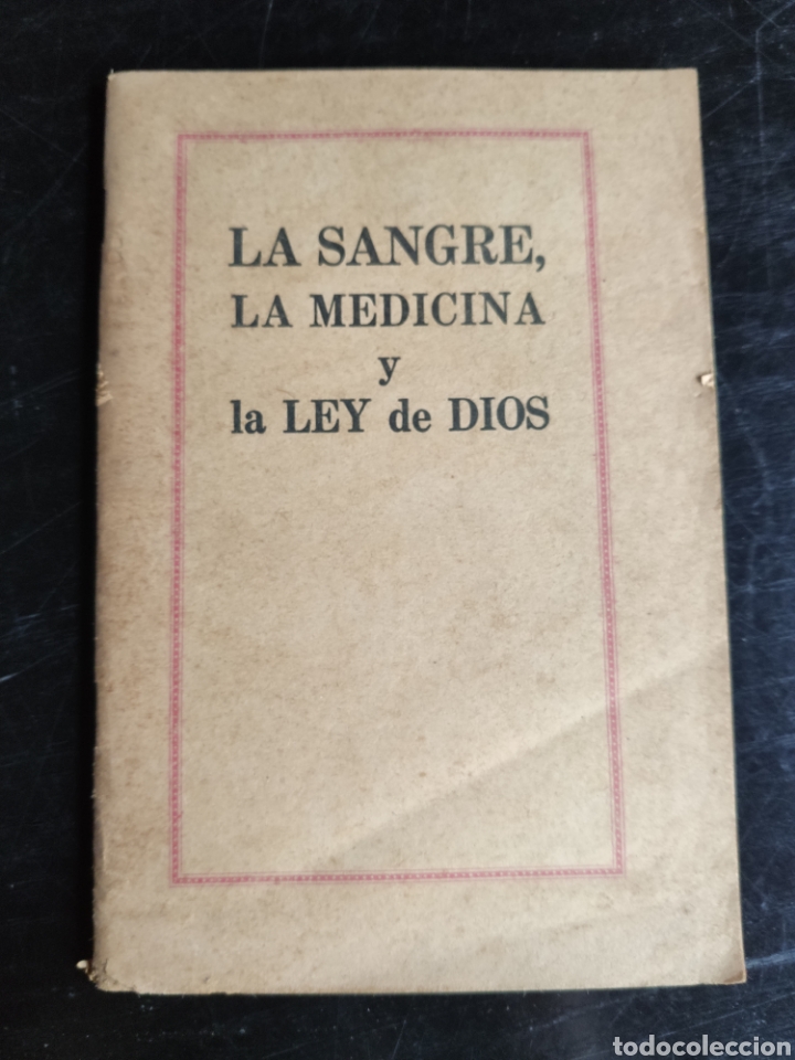 Gebrauchte B&uuml;cher: La sangre la medicina y la ley de Dios cuadernillo antiguo