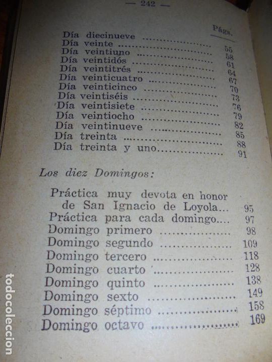 Libros de segunda mano: LIBRO RELIGIOSO 1956: EL DEVOTO DE SAN IGNACIO DE LOYOLA - Foto 6