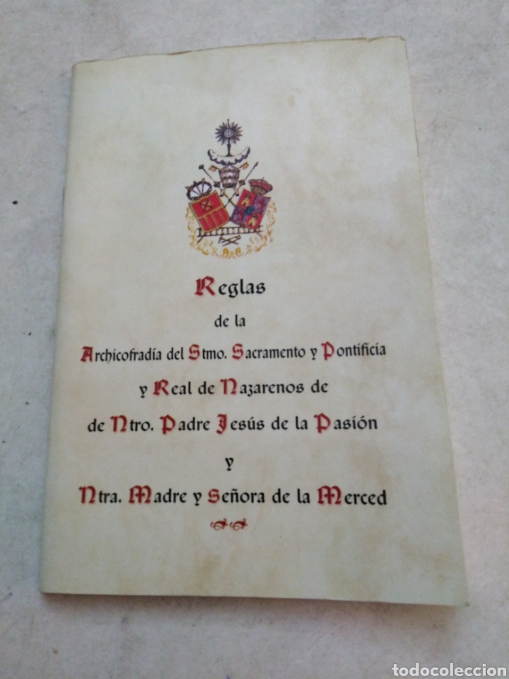 Reglas de Archicofrad&iacute;a ( libro religioso )