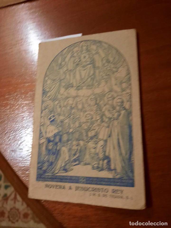 Libros de segunda mano: ANTIGUA NOVENA A JESUCRISTO REY - 1926