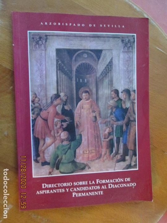 Libri di seconda mano: DIRECTORIO SOBRE LA FORMACION DE ASPIRANTES Y CANDIDATOS AL DIACONADO PERMANENTE - ARZOBISPADO SEVIL